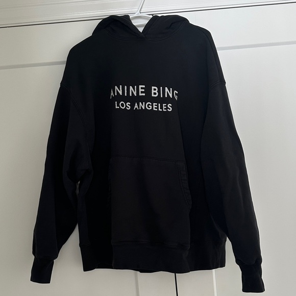 Anine Bing Sweaters - Anine Bing Black Hoodie